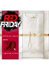 RED020 PARAVAN DUS WALK-IN STICLA CLARA AQUA ROY