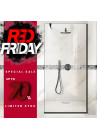 RED013 PARAVAN DUS WALK-IN STICLA CLARA AQUA ROY