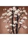 Vitraliu cu magnolii