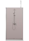 PARAVAN DUS BRONZ FULL INOX