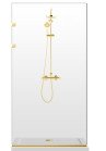 PARAVAN DUS FLOAT FULL INOX AURIU