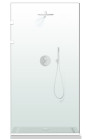 PARAVAN DUS AQUA ELEGANCE WHITE