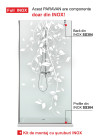 PARAVAN DUS FLOAT FULL INOX
