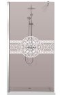 PARAVAN DUS BRONZ  FULL INOX