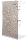 PARAVAN DUS BRONZ FULL INOX