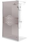 PARAVAN DUS BRONZ  FULL INOX