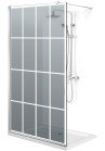 PARAVAN DUS GRI FULL INOX