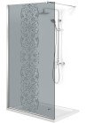 PARAVAN DUS GRI FULL INOX