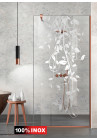 PARAVAN DUS FLOAT FULL INOX COPPER
