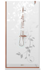 PARAVAN DUS FLOAT FULL INOX COPPER
