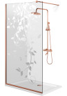 PARAVAN DUS FLOAT FULL INOX COPPER