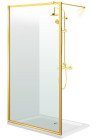 PARAVAN DUS FLOAT FULL INOX AURIU
