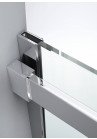 PARAVAN DUS GLISANT FLOAT FULL INOX BARA