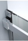 PARAVAN DUS GRI FULL INOX FERONERIE
