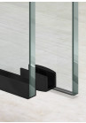 CABINA DUS GLISSANDO DUO NEGRU MAT FERONERIE