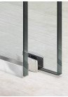 PARAVAN DUS GLISANT FLOAT FULL INOX PROFIL