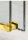 PARAVAN DUS GLISANT FULL INOX AURIU