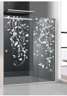 PARAVAN DUS CU USA GLISANTA GRI FULL INOX