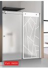 PARAVAN DUS CU USA GLISANTA MAT FULL INOX