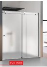 PARAVAN DUS GLISANT MAT FULL INOX