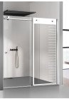 PARAVAN DUS CU USA GLISANTA FLOAT FULL INOX