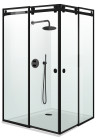 CABINA DUS GLISSANDO DUO NEGRU MAT FRAME NEGRU