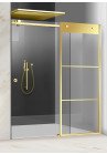 PARAVAN DUS CU USA GLISANTA FLOAT FULL INOX AURIU