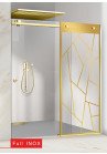 PARAVAN DUS CU USA GLISANTA FLOAT FULL INOX AURIU
