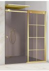 PARAVAN DUS BRONZ FULL INOX AURIU
