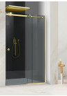PARAVAN DUS CU USA GLISANTA GRI FULL INOX AURIU
