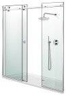 PARAVAN DUS GLISANT FLOAT FULL INOX 