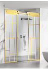 PARAVAN DUS GLISANT FLOAT FULL INOX  AURIU URBAN AURIU
