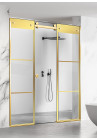 PARAVAN DUS GLISANT FLOAT FULL INOX  AURIU VINTAGE AURIU