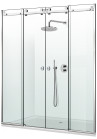 PARAVAN DUS GLISANT FULL INOX