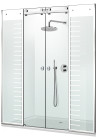 PARAVAN DUS GLISANT FULL INOX FERONERIE SUPREME ALB