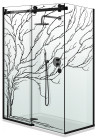 CABINA DUS GLISSANDO PURE NEGRU MAT TREE NEGRU