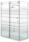 PARAVAN DUS CU USA GLISANTA FULL INOX MULTILINE