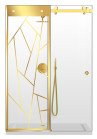 PARAVAN DUS CU USA GLISANTA FLOAT FULL INOX AURIU