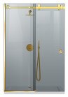 PARAVAN DUS CU USA GLISANTA GRI FULL INOX AURIU