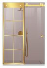 PARAVAN DUS BRONZ FULL INOX AURIU