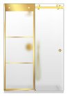 PARAVAN DUS CU USA GLISANTA MAT FULL INOX AURIU