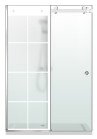 PARAVAN DUS CU USA MAT FULL INOX