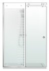 PARAVAN DUS CU USA GLISANTA FLOAT FULL INOX