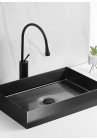 Lavoara inox negru gun metal