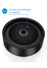 Lavoar INOX negru gun metal rotund