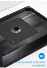 Lavoara inox negru gun metal