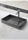 Lavoara inox negru gun metal