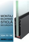 Montaj balustrada sticla