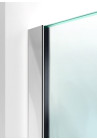 PARAVAN DUS FLOAT FULL INOX PROFIL