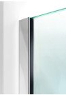 PARAVAN DUS FLOAT FULL INOX PROFIL
